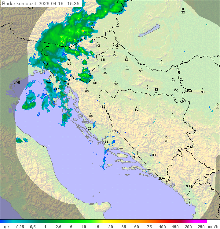 Niederschlag Kroatien