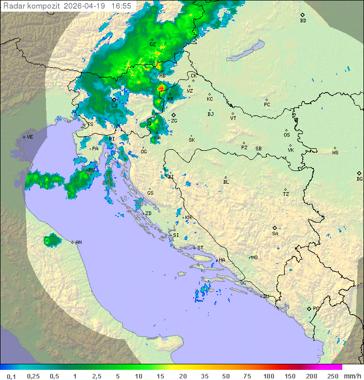Niederschlag Kroatien