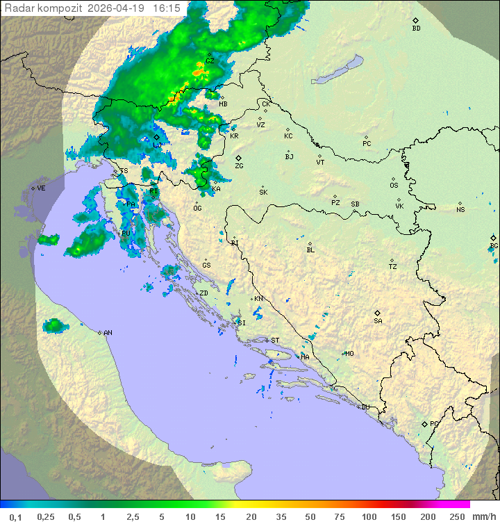 Niederschlag Kroatien