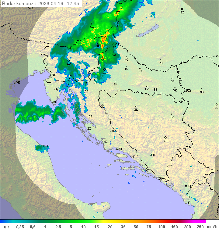 Niederschlag Kroatien