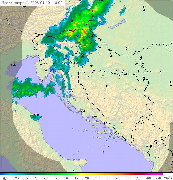 Niederschlag Kroatien