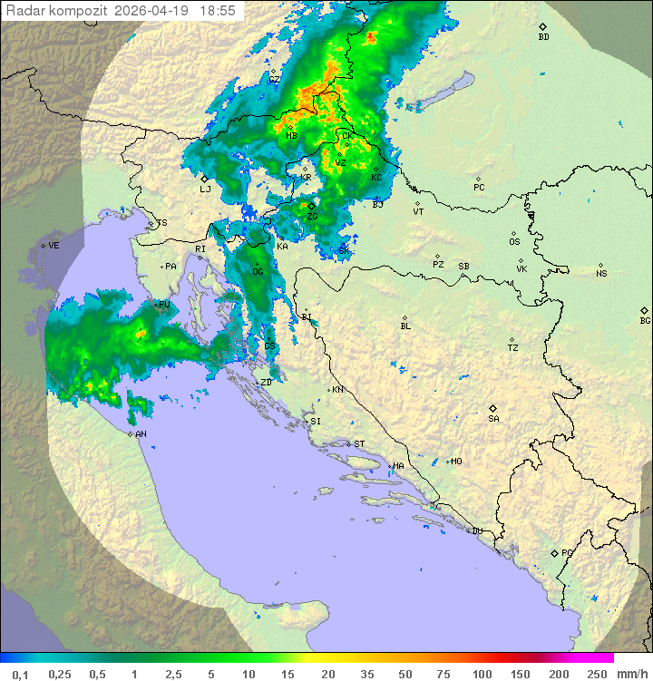 Niederschlag Kroatien