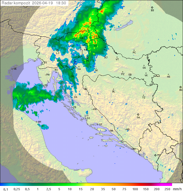 Niederschlag Kroatien