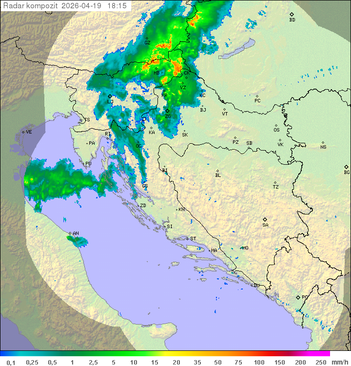 Niederschlag Kroatien