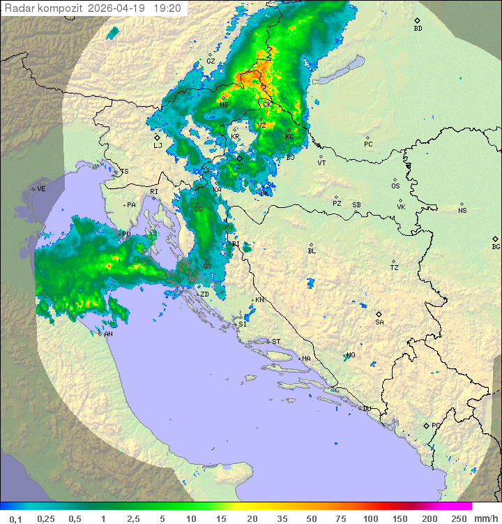 Niederschlag Kroatien