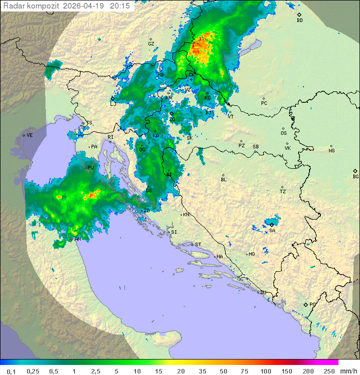 Niederschlag Kroatien