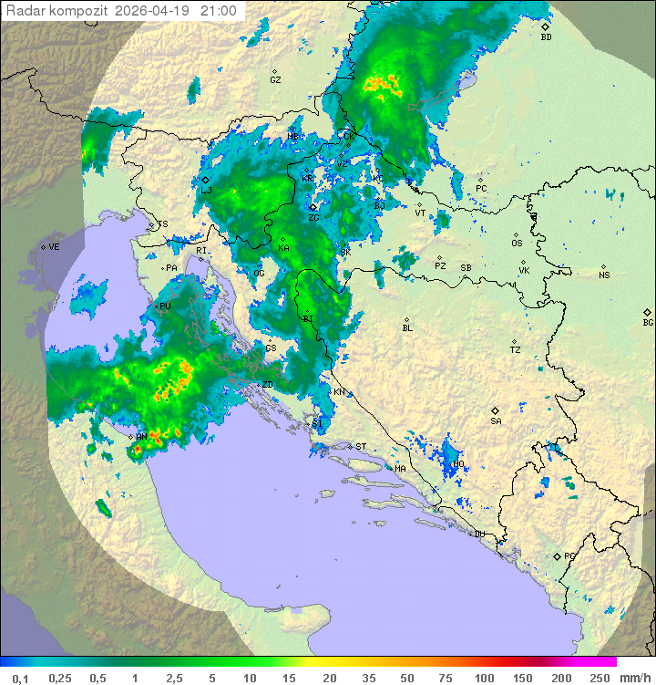 Niederschlag Kroatien