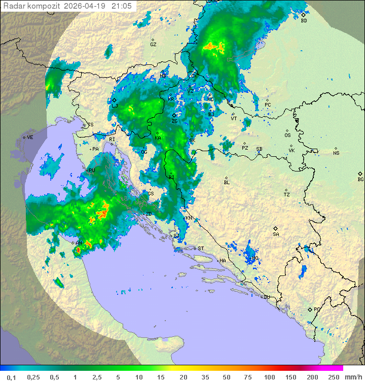Niederschlag Kroatien