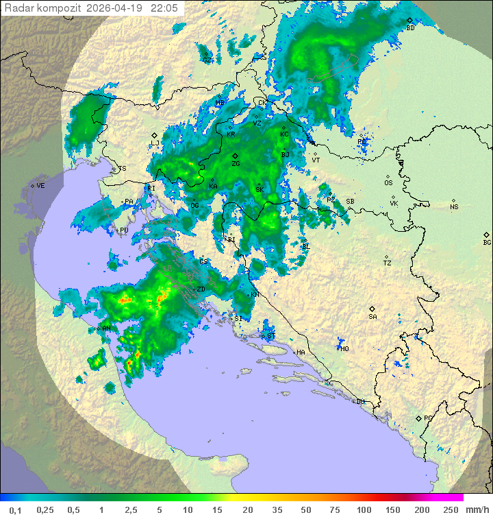 Niederschlag Kroatien