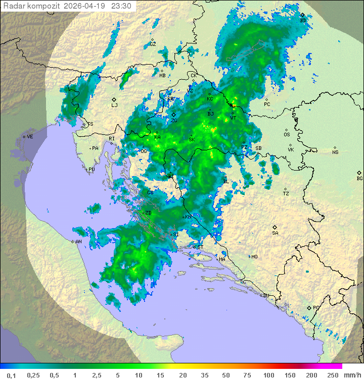 Niederschlag Kroatien