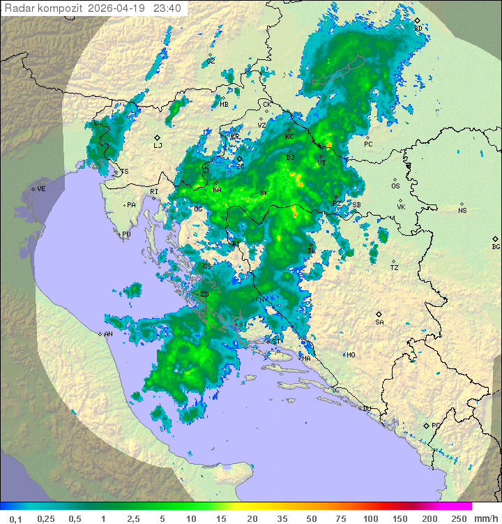Niederschlag Kroatien