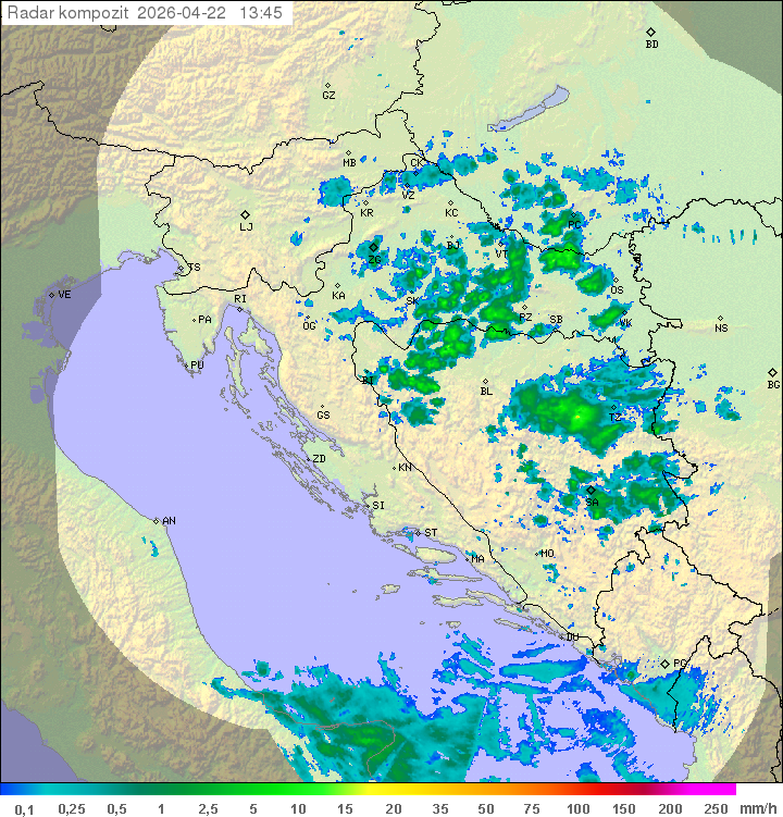 Niederschlag Kroatien