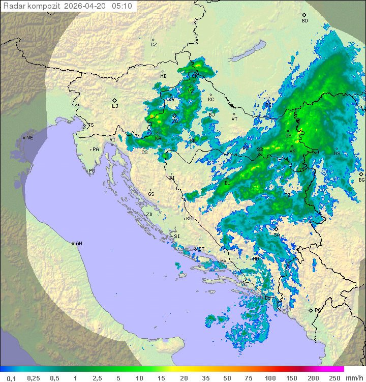 Niederschlag Kroatien