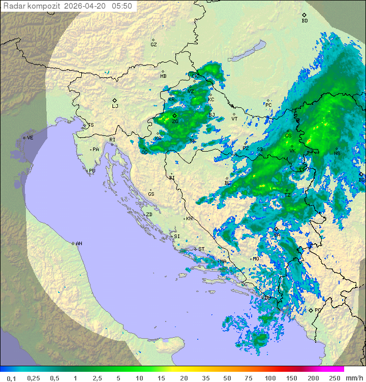 Niederschlag Kroatien