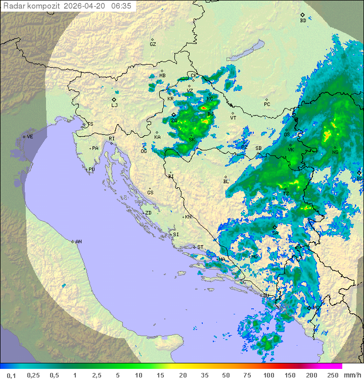 Niederschlag Kroatien
