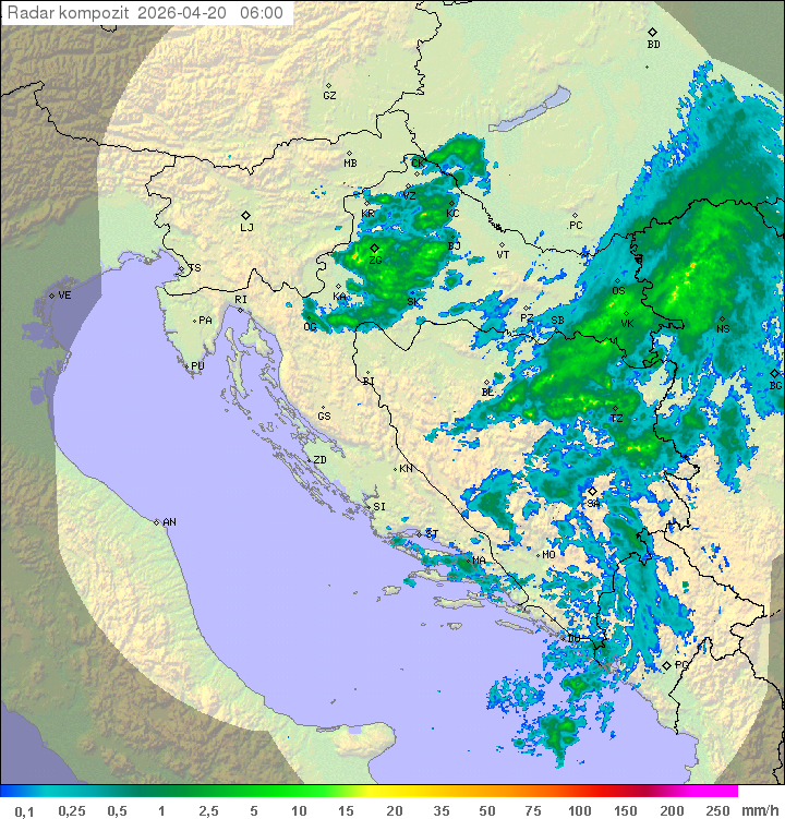 Niederschlag Kroatien