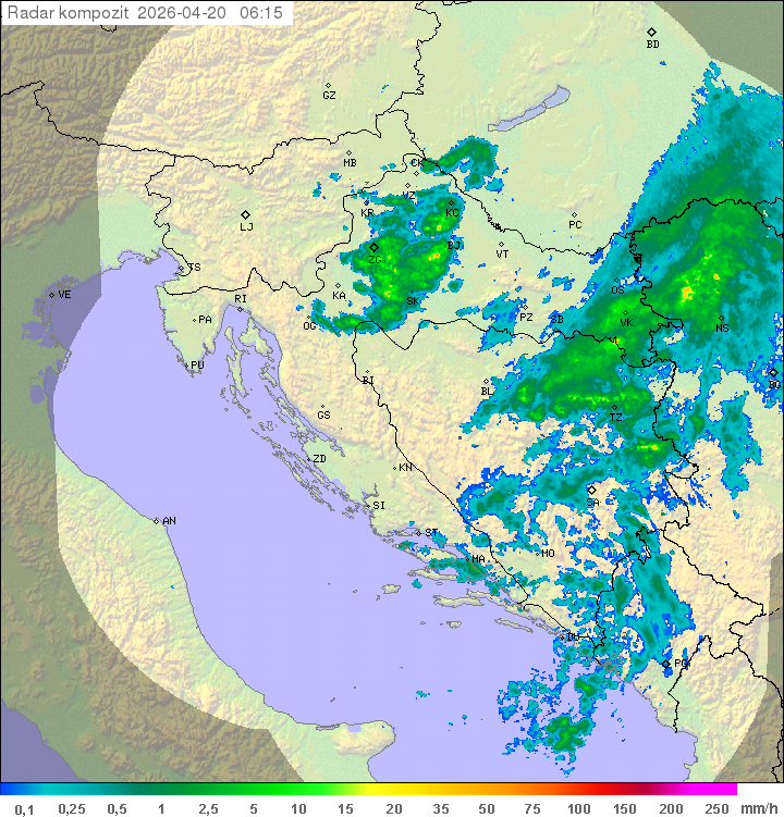Niederschlag Kroatien