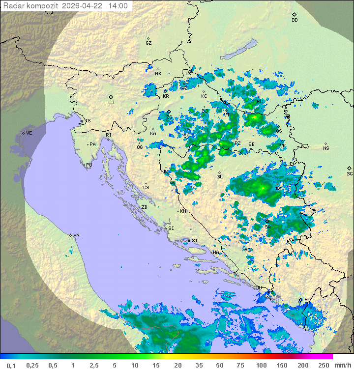 Niederschlag Kroatien