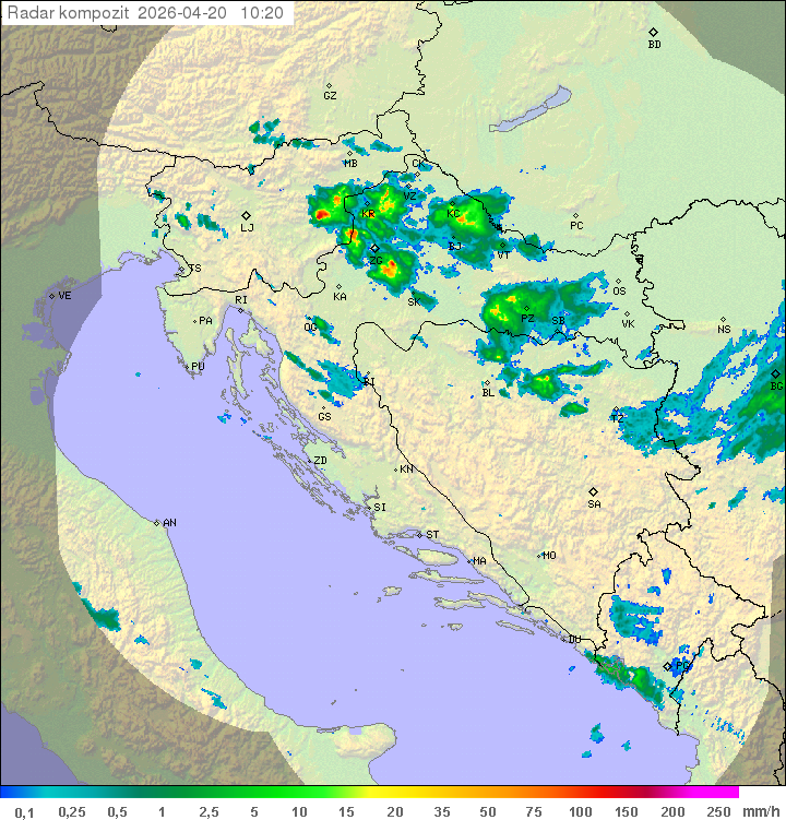 Niederschlag Kroatien