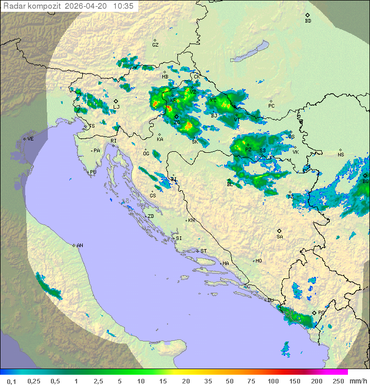 Niederschlag Kroatien