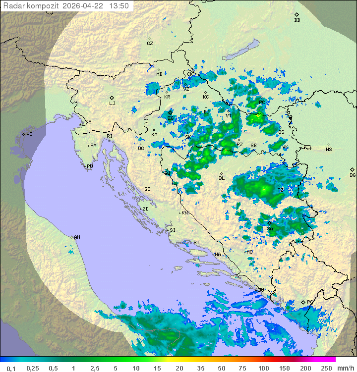 Niederschlag Kroatien