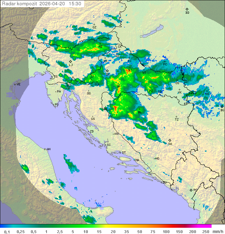 Niederschlag Kroatien