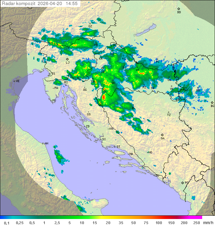 Niederschlag Kroatien