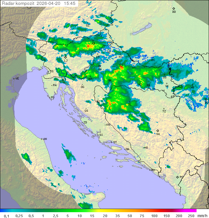 Niederschlag Kroatien
