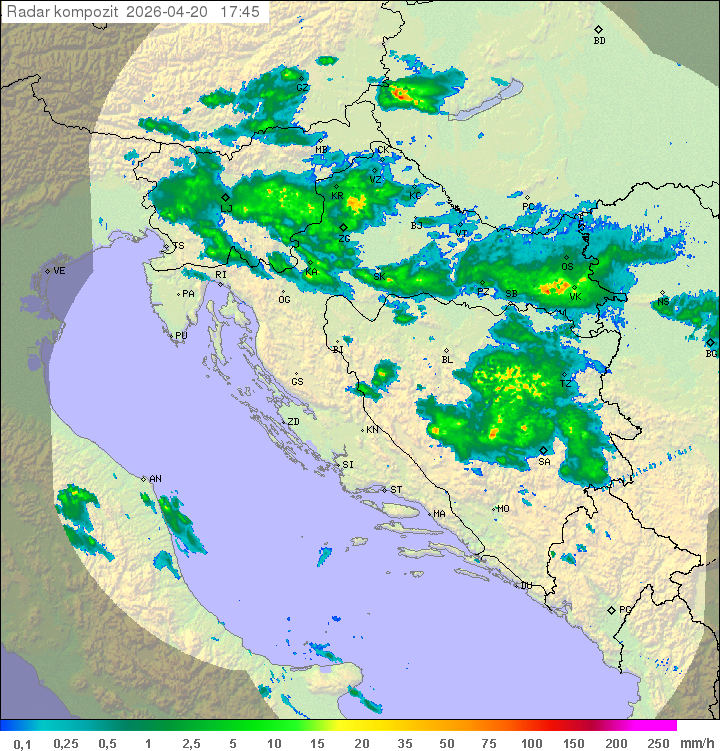 Niederschlag Kroatien