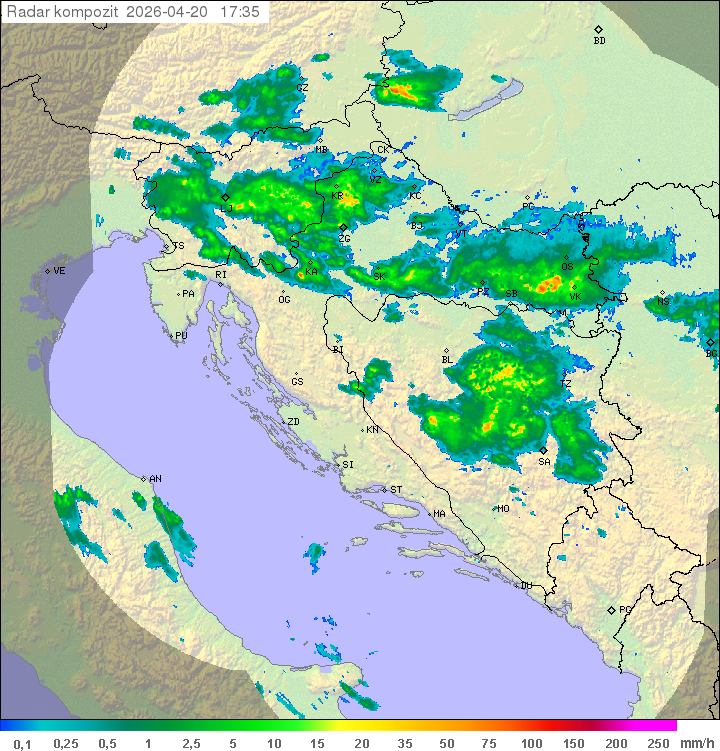 Niederschlag Kroatien