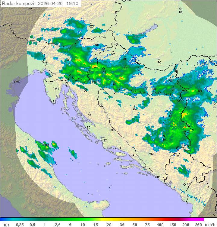 Niederschlag Kroatien