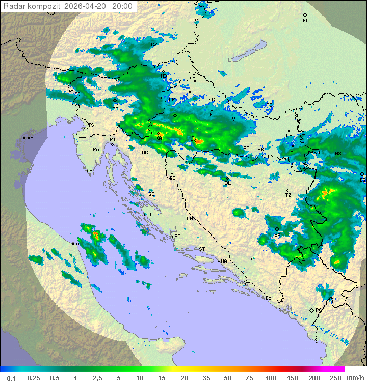 Niederschlag Kroatien