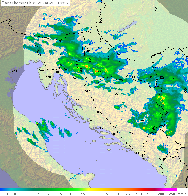 Niederschlag Kroatien