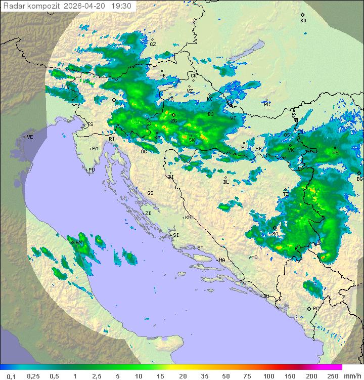 Niederschlag Kroatien