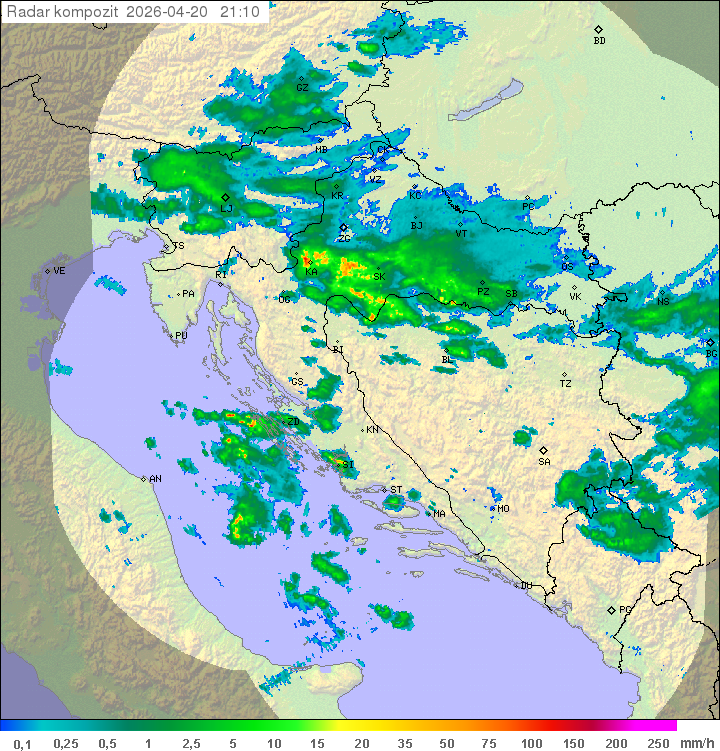 Niederschlag Kroatien