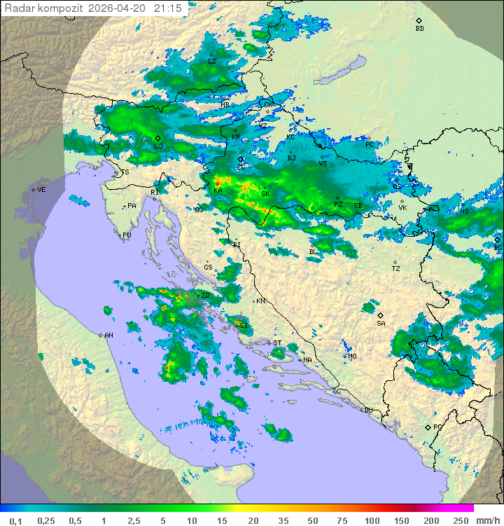 Niederschlag Kroatien