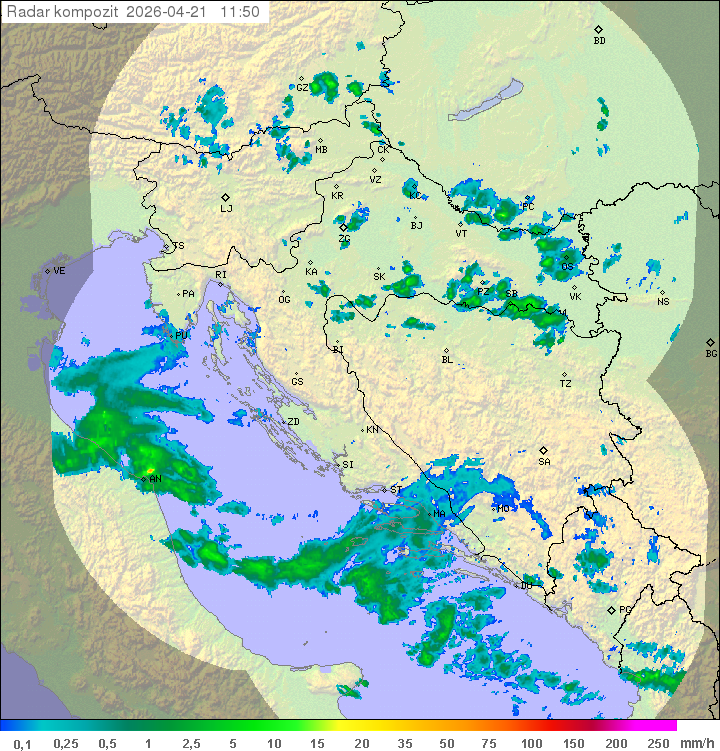 Niederschlag Kroatien