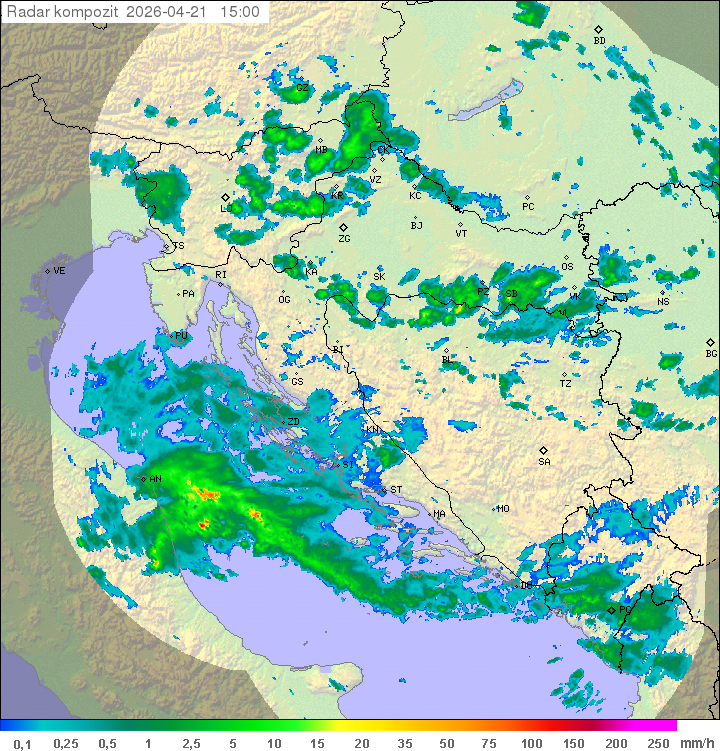 Niederschlag Kroatien