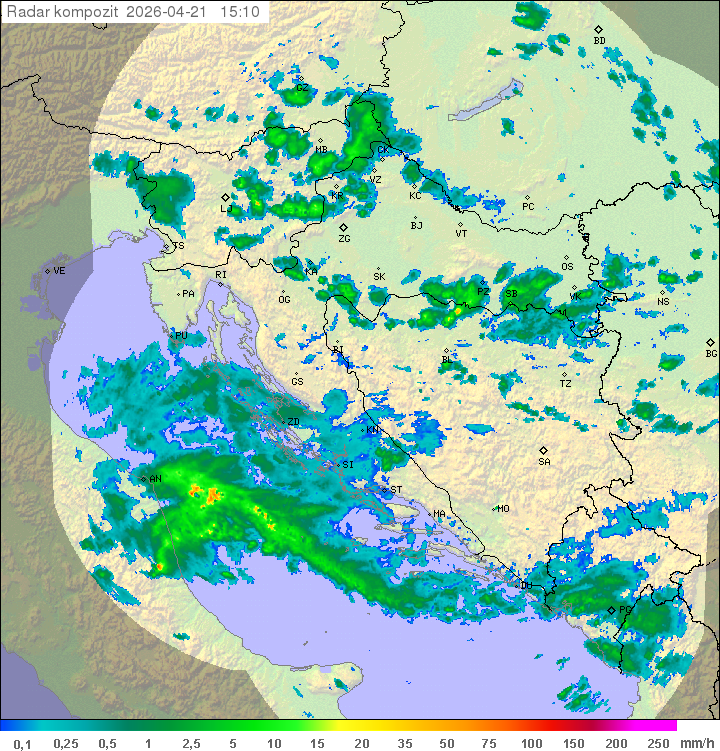 Niederschlag Kroatien