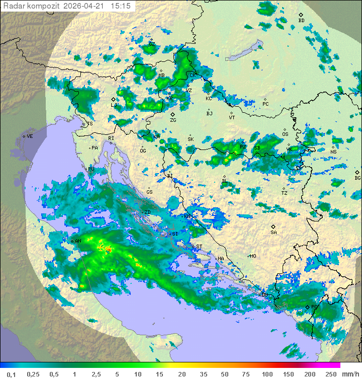Niederschlag Kroatien