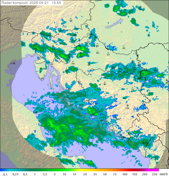 Niederschlag Kroatien