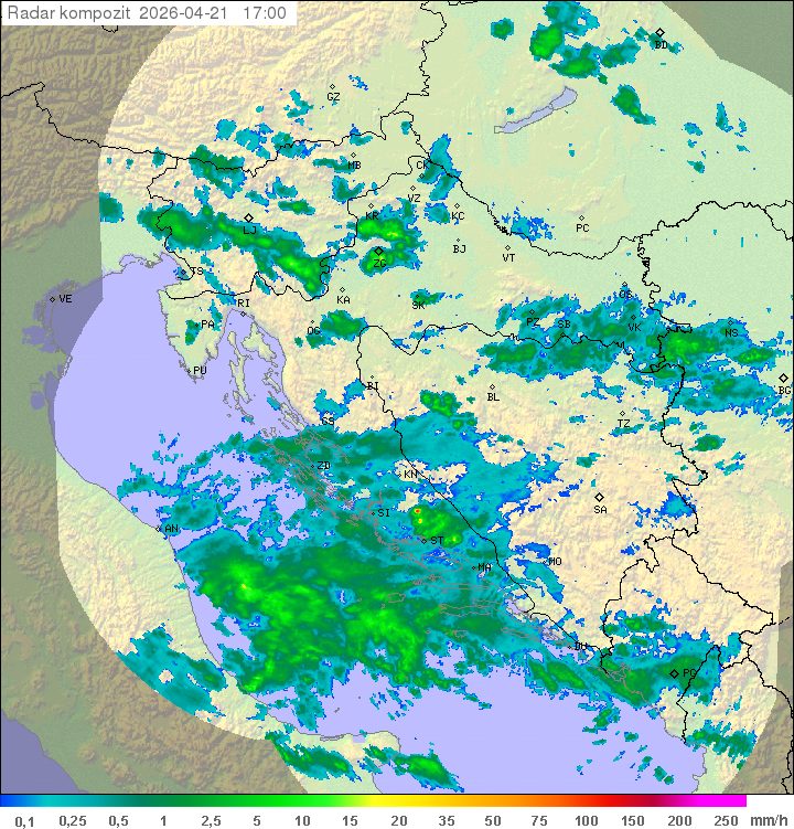 Niederschlag Kroatien