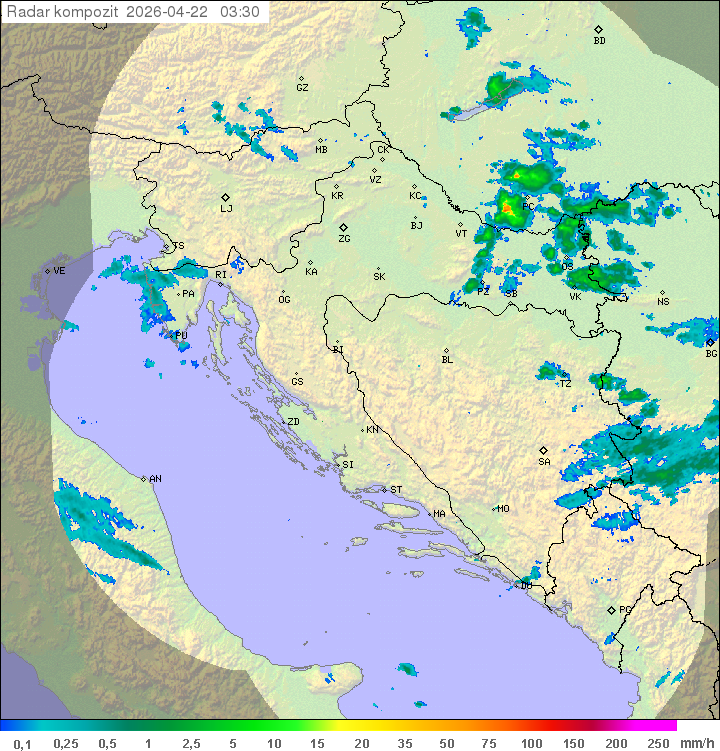 Niederschlag Kroatien