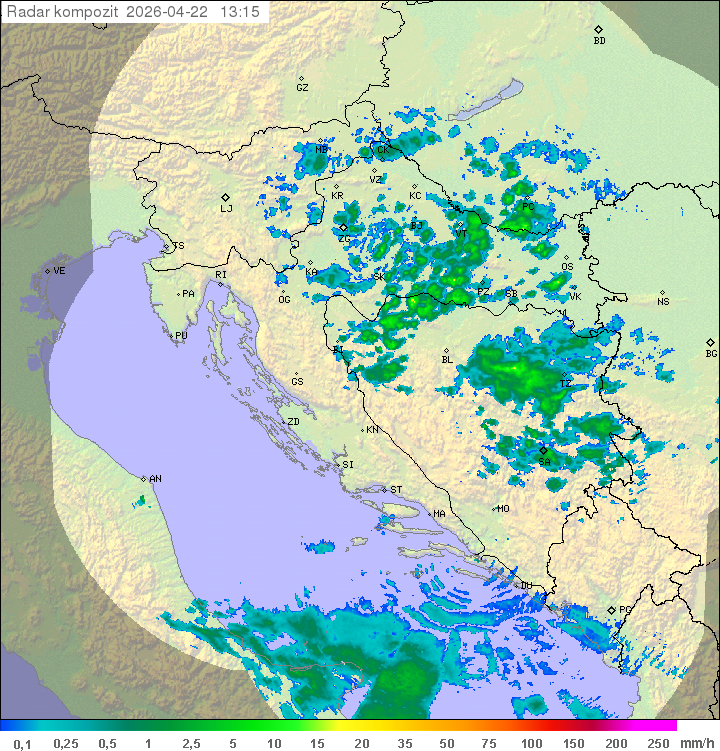 Niederschlag Kroatien