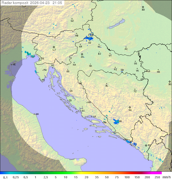 Niederschlag Kroatien