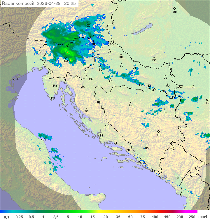 Niederschlag Kroatien