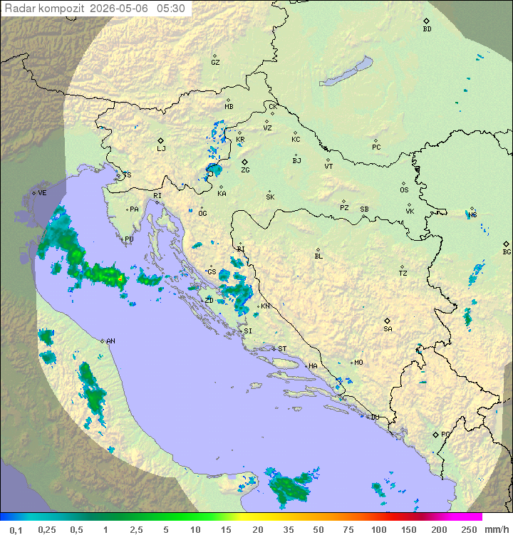 Padavine Hrvaška