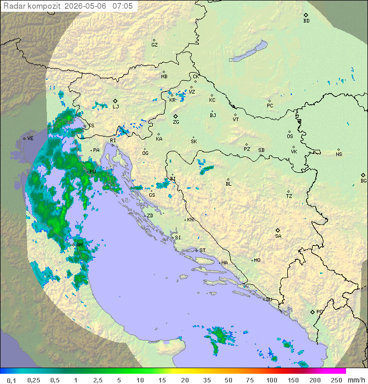 Padavine Hrvaška