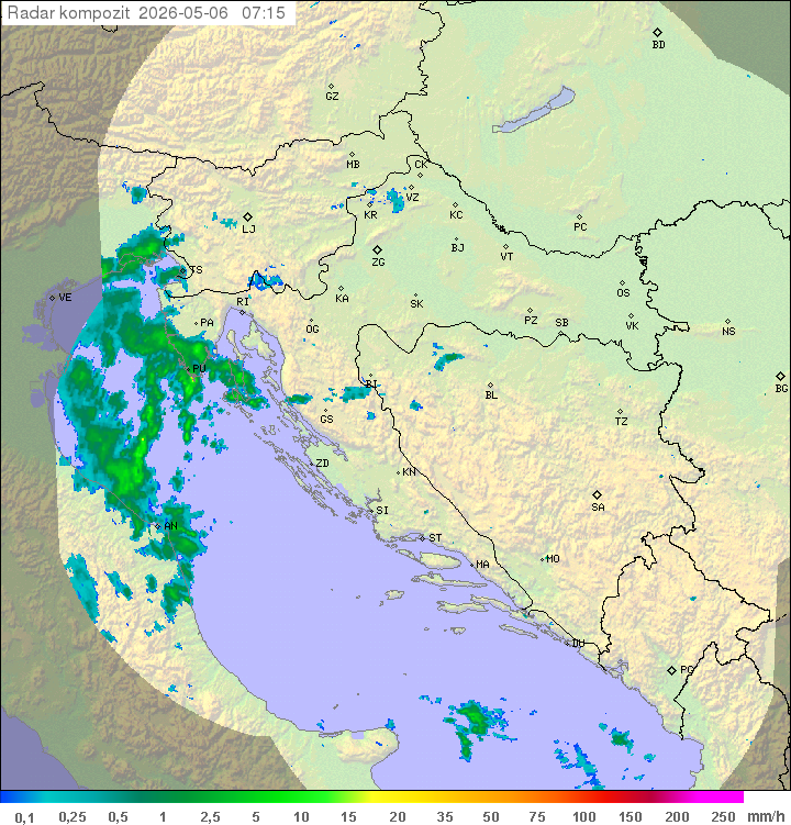 Padavine Hrvaška