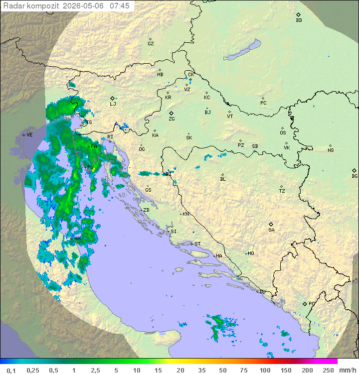Padavine Hrvaška